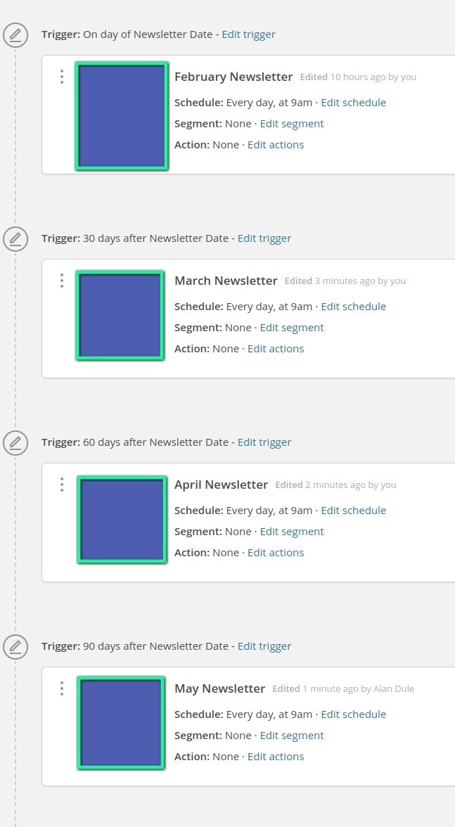 Step 9 - Create 12 iterations